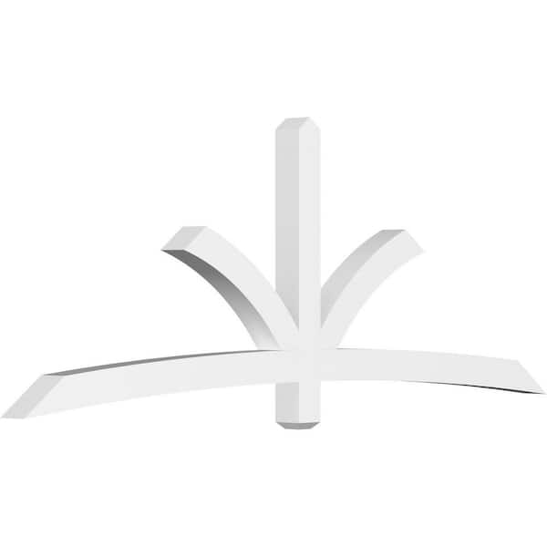 Ekena Millwork Davenport 96 in. W x 36 in. H x 4 in. D Signature Polyurethane Bracket