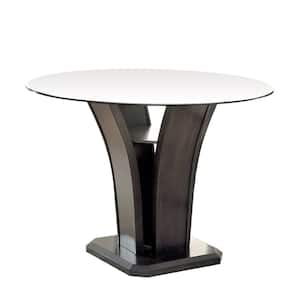 Manhattan III Dark Gray Round Counter Height Table