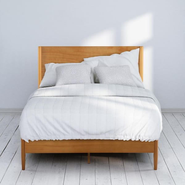 Zinus Brown Wood Frame Twin Platform Bed