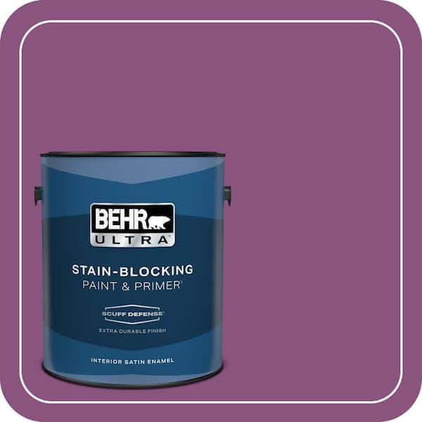 BEHR ULTRA 1 gal. Home Decorators Collection #HDC-MD-07 Dynamic Magenta Extra Durable Satin Enamel Interior Paint & Primer