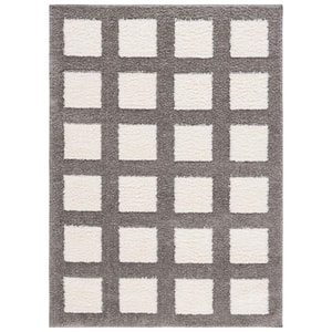 Norway Gray/Ivory 8 ft. x 10 ft. Square Area Rug