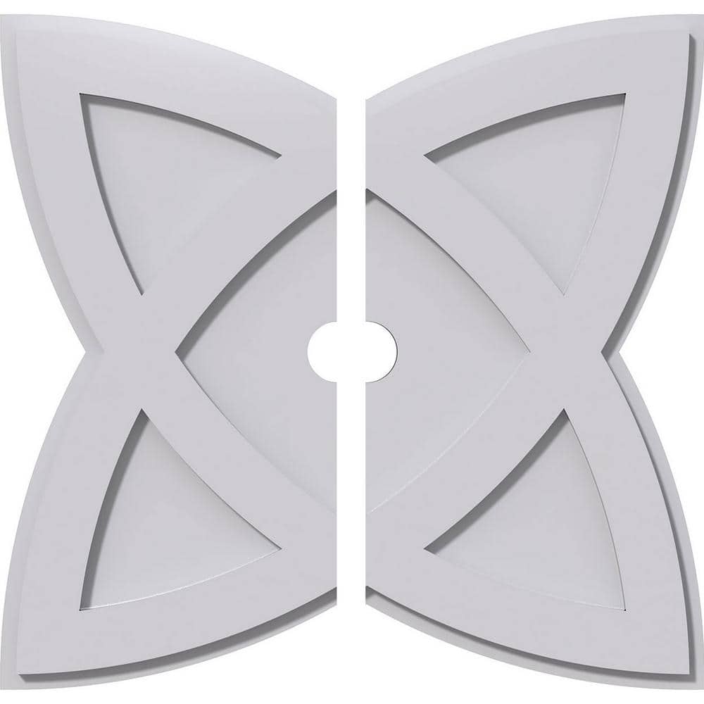 1 in. P X 8-1/4 in. C X 22 in. OD X 2 in. ID Cosmo Architectural Grade PVC Contemporary Ceiling Medallion, Two Piece price history on PriceWatchPro