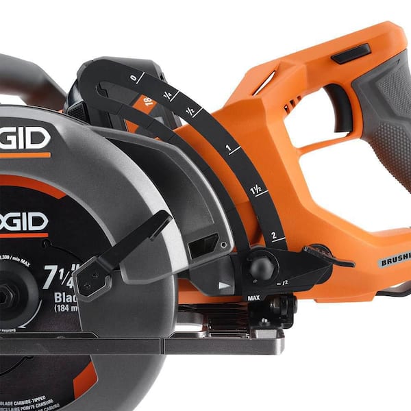 RIDGID 18V Brushless Cordless 7-1/4 in. Rear Handle Circular Saw