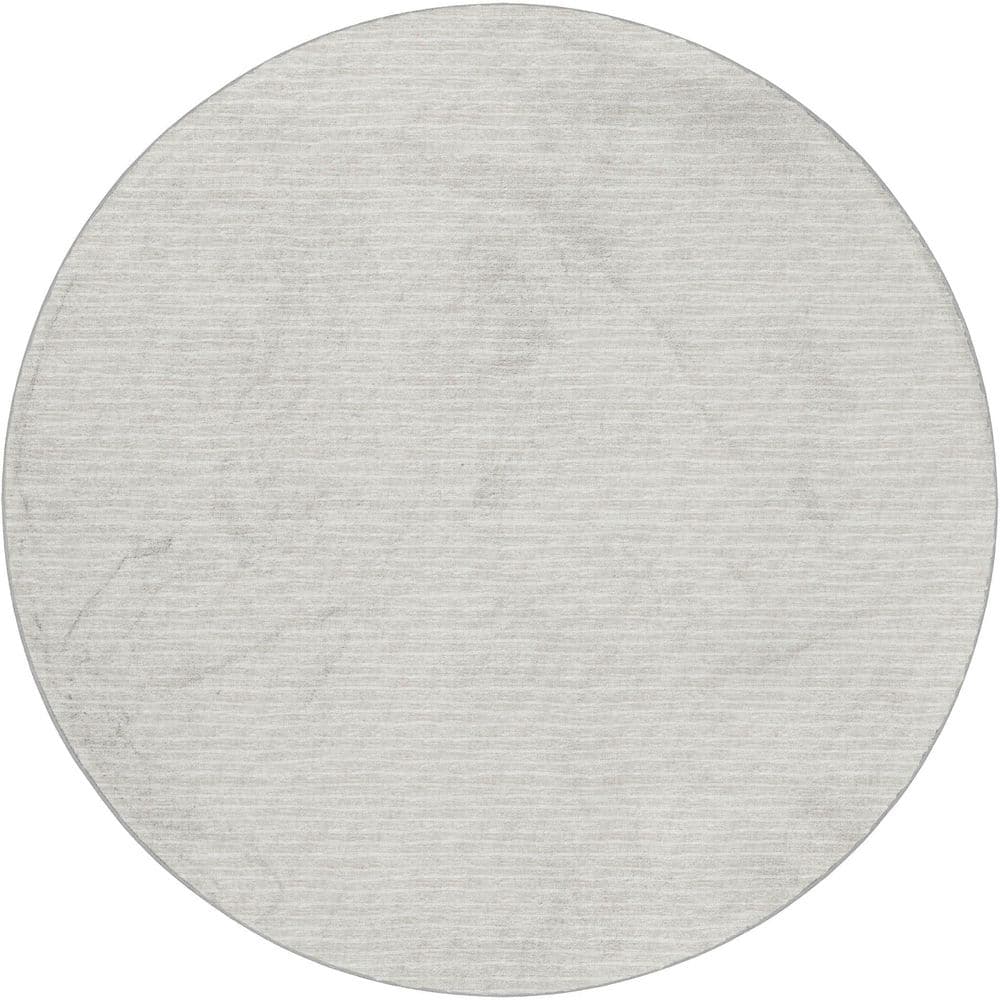 Dream Shag Premium Machine Washable Abstract ADS138 Linen 8 ft. x 8 ft. Round Rug price history on PriceWatchPro