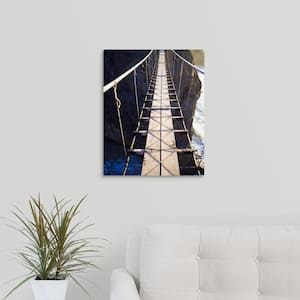 "Close-Up Of A National Trust Rope Bridge, Carrick-A-Rede, County An..." by The Irish Image Collection Canvas Wall Art