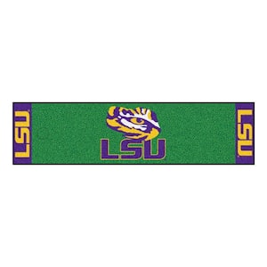 NCAA Louisiana State University 1 ft. 6 in. x 6 ft. Indoor 1-Hole Golf Practice Putting Green