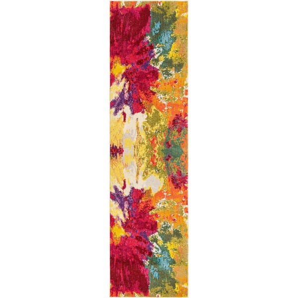 Unique Loom Estrella Apollo Multi 2' 8 x 10' 0 Runner Rug