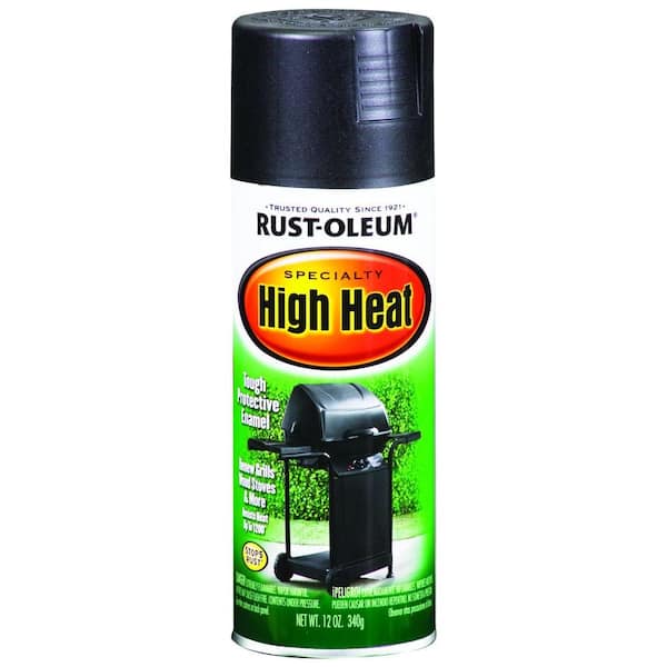  CleanBurn High Heat Stove Paint - Ideal for Stoves, High Temp  Black Spray Paint with Flat Finish : Tools & Home Improvement