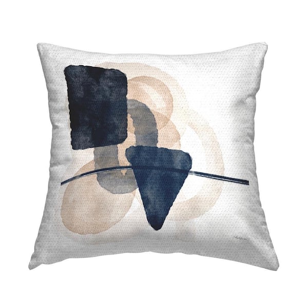 Stupell Industries Various Shapes Layered Outdoor Printed Throw Pillow by Amber Sterling