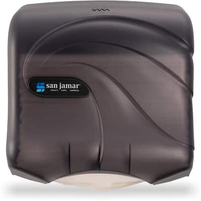 Lavex Translucent Black Lever Activated Paper Towel Dispenser