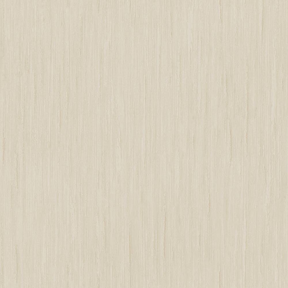 Silky Plain Beige Metallic Finish Vinyl on Non-woven Non-Pasted Wallpaper R