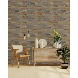 Gold Rush Peel and Stick 6 in. x 22 in. Textured Quartz Stone Look Wall Tile (13.8 sq. ft./Case)