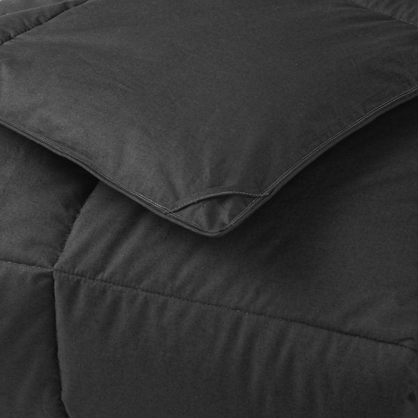 Lacrosse Medium Warmth Charcoal Gray Full Duck Down Comforter