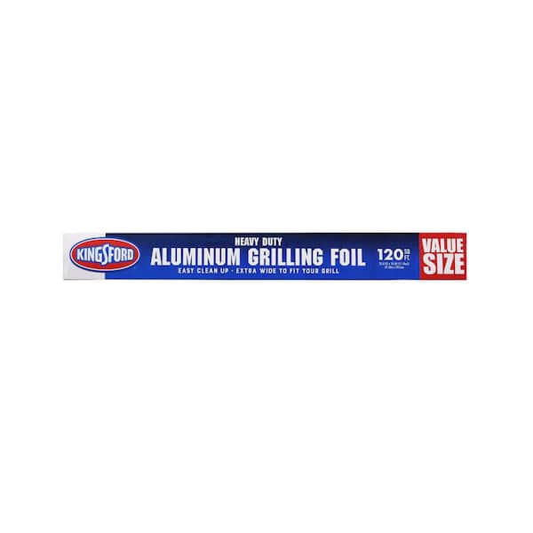 Kingsford Heavy Duty Aluminum Grilling Foil, 120 Sq. ft.