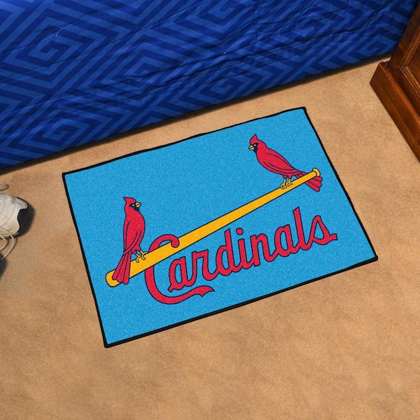 St. Louis Cardinals Light Blue 1 ft. 7 in. x 2 ft. 6 in. Starter Area Rug