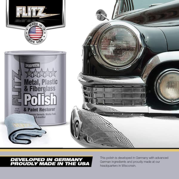 Flitz Metal, Plastic, and Fiberglass Polish 1.76 oz Blister Tube