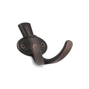 2-15/16 in. (75 mm) Brushed Oil-Rubbed Bronze Classic Wall Mount Hook