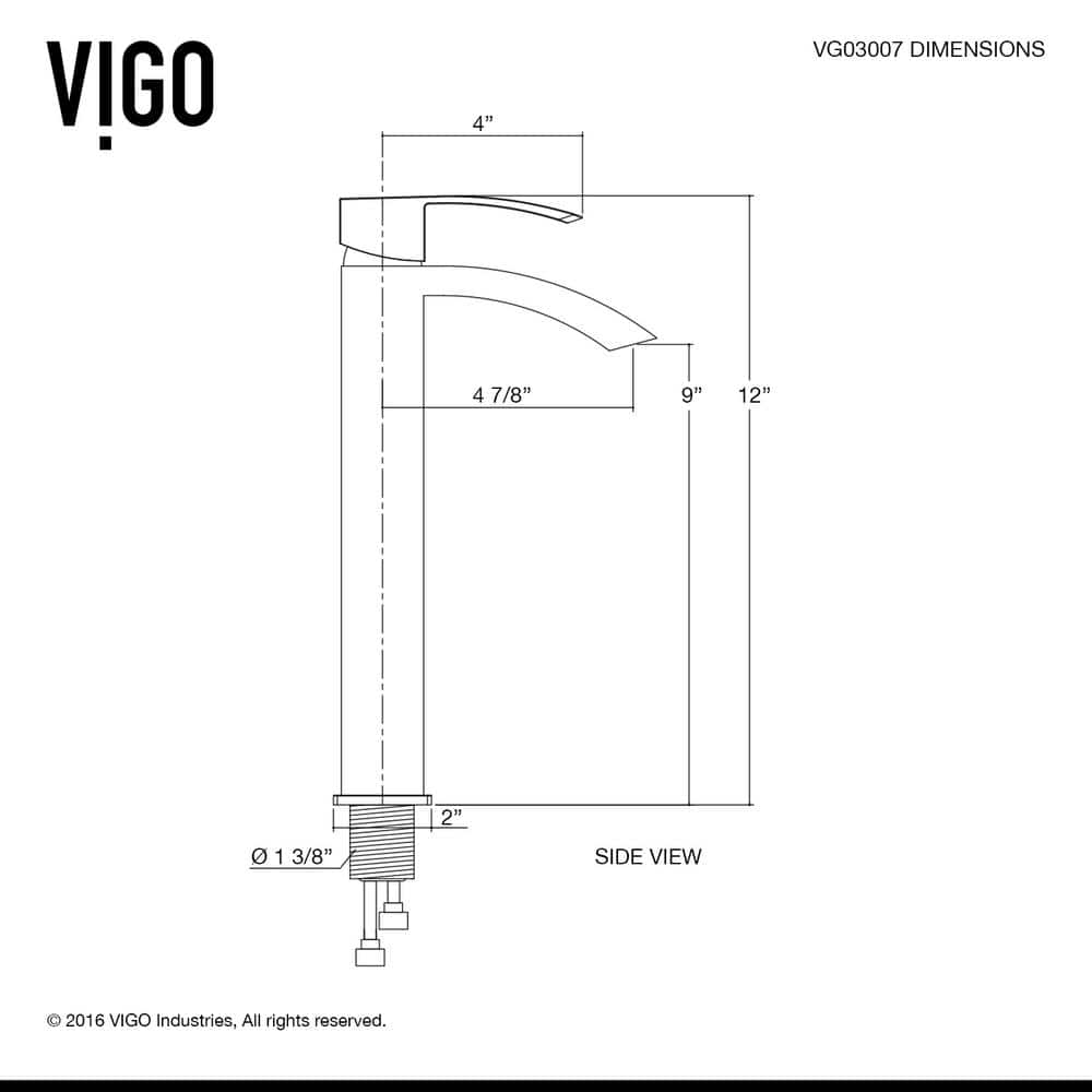 Sleek Chrome Modern Single-Handle Vessel Bathroom Faucet