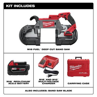 Milwaukee 2629-20 Bandsaw M18 18-Volt Cordless Lithium-Ion Band Saw Tool Only