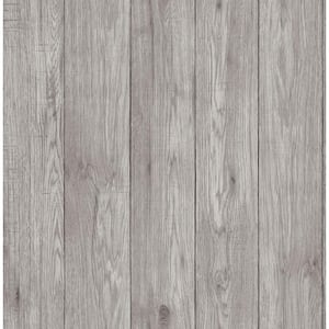 Mammoth Light Grey Lumber Wood Strippable Roll (Covers 56.4 sq. ft.)
