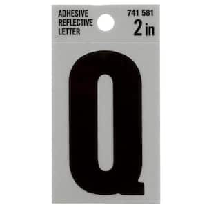 2 in. Vinyl Reflective Letter Q
