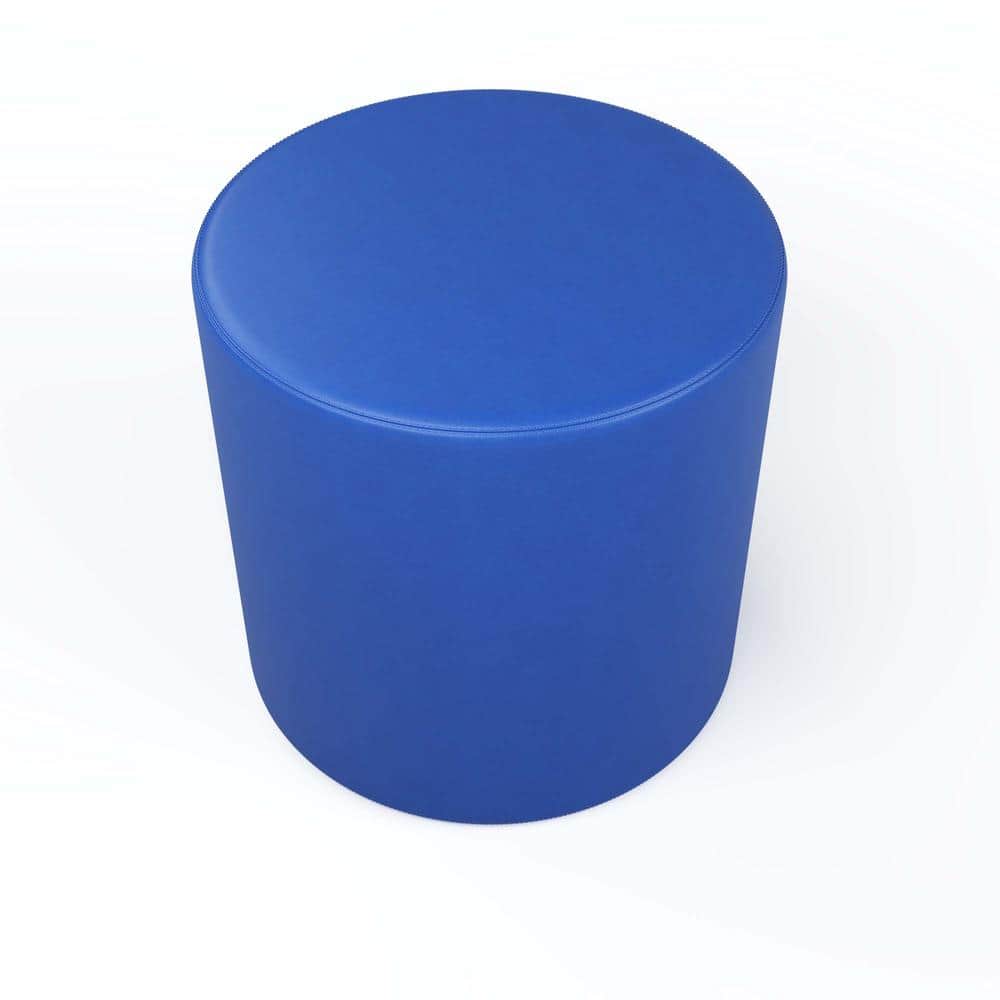 Versa Soft Seat Round Classroom Chair Modular Flexible Seating Vinyl Ottoma