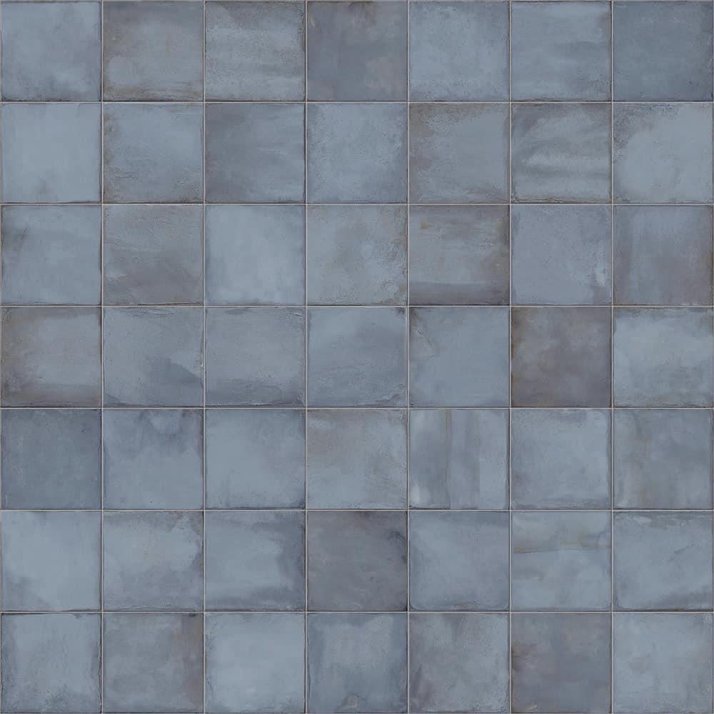 Poise Pacific Blue Matte 8 in. x 8 in. Smooth Square Porcelain Floor and Wa