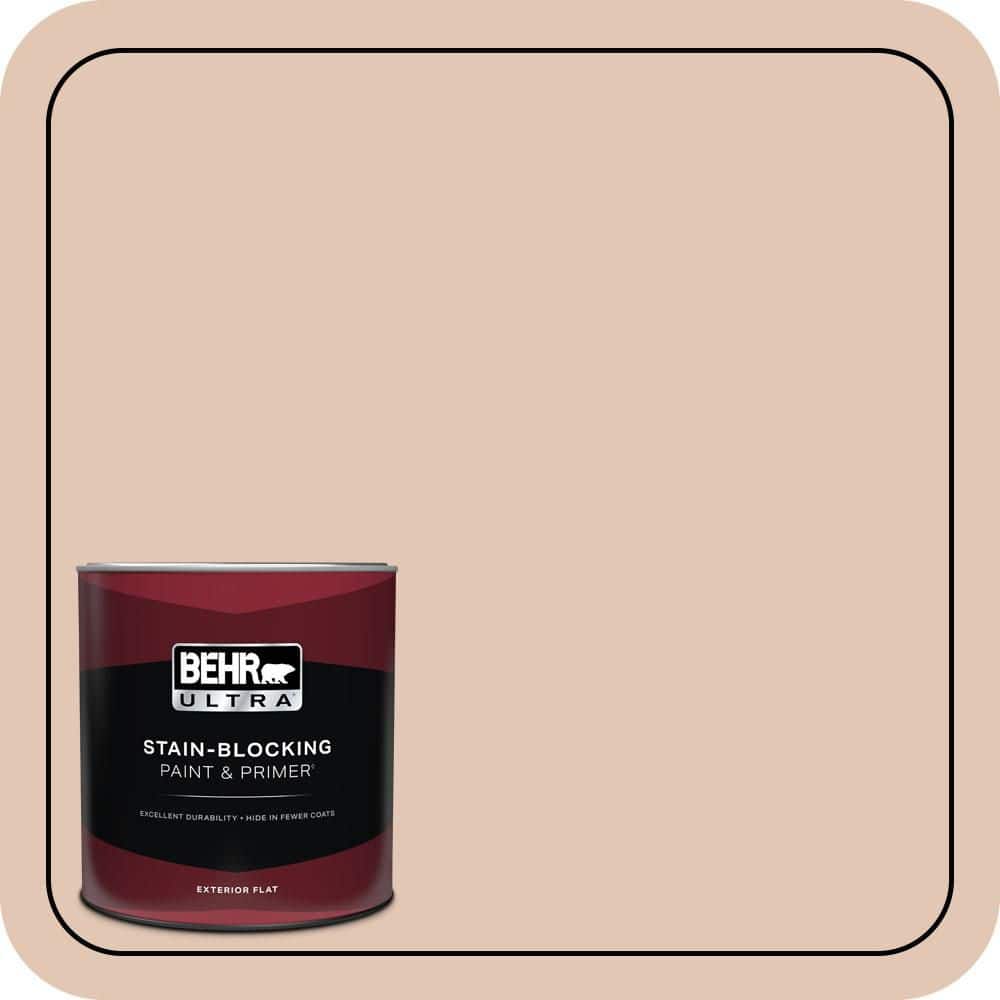 1 qt. #S210-2 Tapestry Beige Flat Exterior Paint & Primer price history on PriceWatchPro