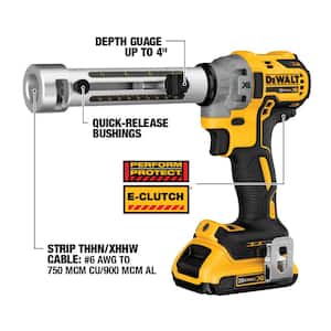 20V MAX Brushless Cordless 1/2 in. Hammer Drill/Driver and 20V MAX XR Cordless Brushless Cable Stripper (Tools-Only)