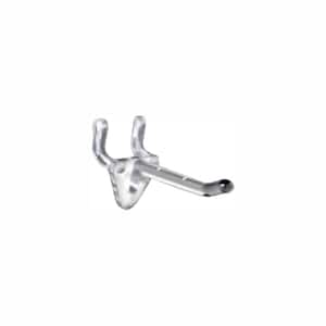 2 in. Clear Glass Filled Nylon Hook (50-Pack)