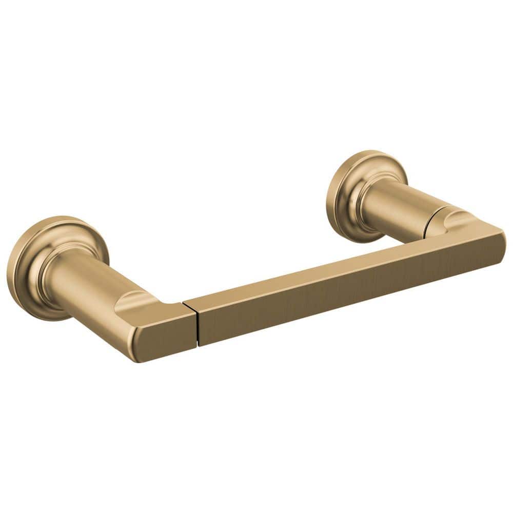 Delta Tetra Wall Mounted Toilet Paper Holder in Champagne Bronze