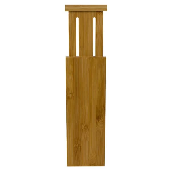 Home Basics 0.65 in. H x 4 in. W x 12.5 in. D Natural Bamboo