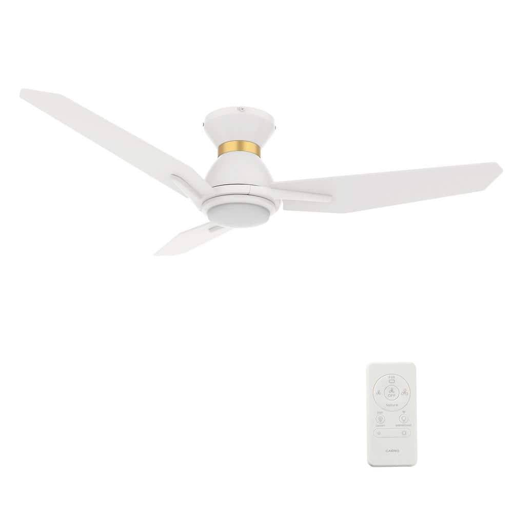 Tilbury II 44 in. Integrated LED Indoor/Outdoor White Smart Ceiling Fan with Light, Remote Works with Alexa/Google Home price history on PriceWatchPro