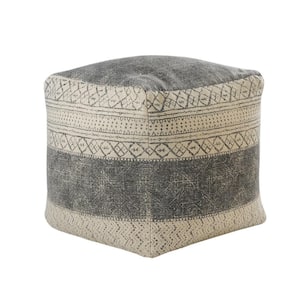 Round Faux Leather Collapsible Ottoman Pouf with Storage (No Filler)  NY1202T - The Home Depot