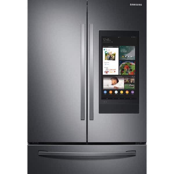 black smart refrigerator