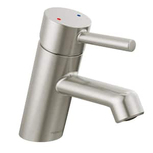 Precept Single Hole Single-Handle Bathroom Faucet in Brushed Nickel