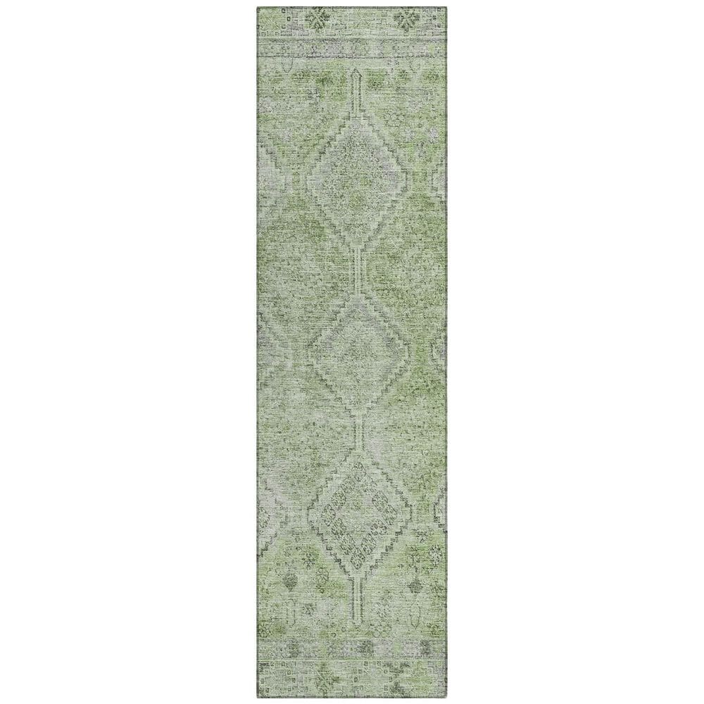 Chantille Machine Washable Indoor/Outdoor Abstract ACN2727 Aloe 2 ft. x 7 ft. Runner Rug price history on PriceWatchPro