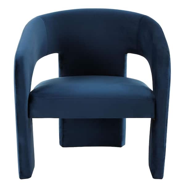 SAFAVIEH Roseanna Navy Accent Chair