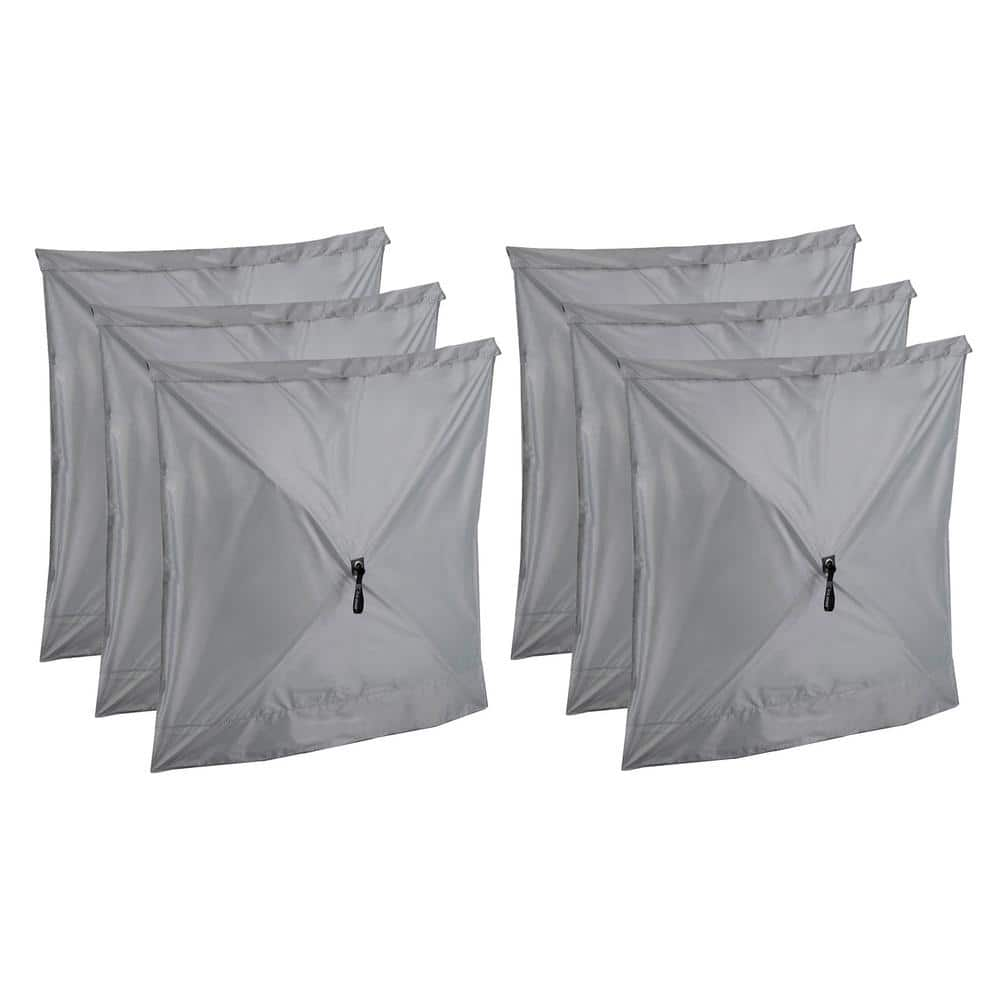 Clam Quick Set Screen Hub Gray Fabric Wind and Sun Panels, Accessory Only (6-Pack)