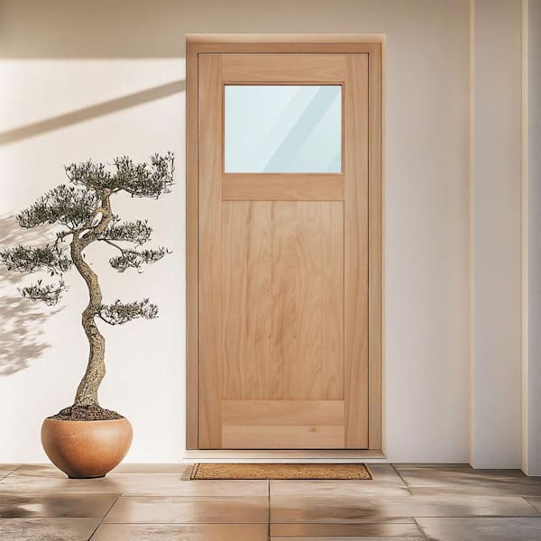 ETO DOORS Ritz 36 in. x 96 in. Craftsman Universal Handing 1-Lite