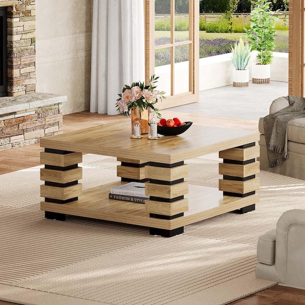 TRIBESIGNS WAY TO ORIGIN Inaayah 39 in. Oak Color Square TRIBESIGNS WAY TO ORIGIN Inaayah 39 in. Oak Color Square