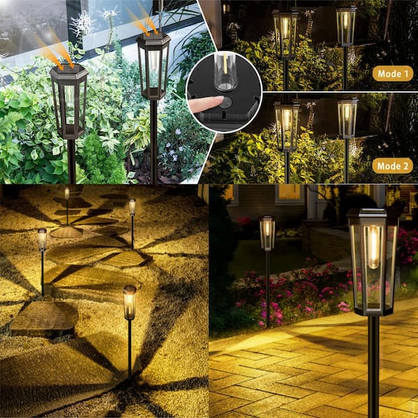 LAMBDASH PALM IN LITE ブラック WAC Lighting 6042-27BK Tiki 12 6.5 watt Black Path Lighting