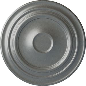 32-5/8 in. x 1-1/2 in. Giana Urethane Ceiling Medallion (Fits Canopies up to 7-7/8 in.), Platinum
