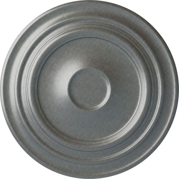 Ekena Millwork 32-5/8 in. x 1-1/2 in. Giana Urethane Ceiling Medallion (Fits Canopies up to 7-7/8 in.), Platinum