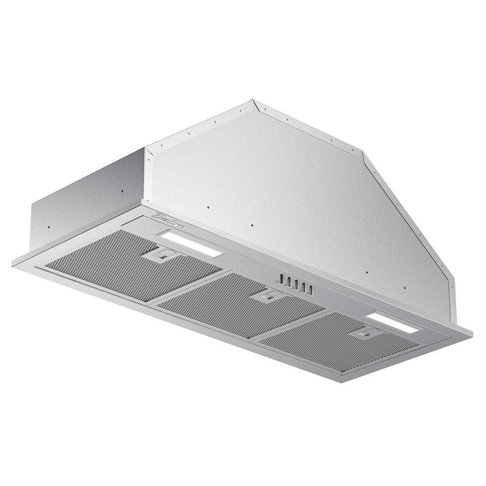 30 in. 600 CFM Convertible Insert Range Hood with Efficiency LED in Stainless Steel