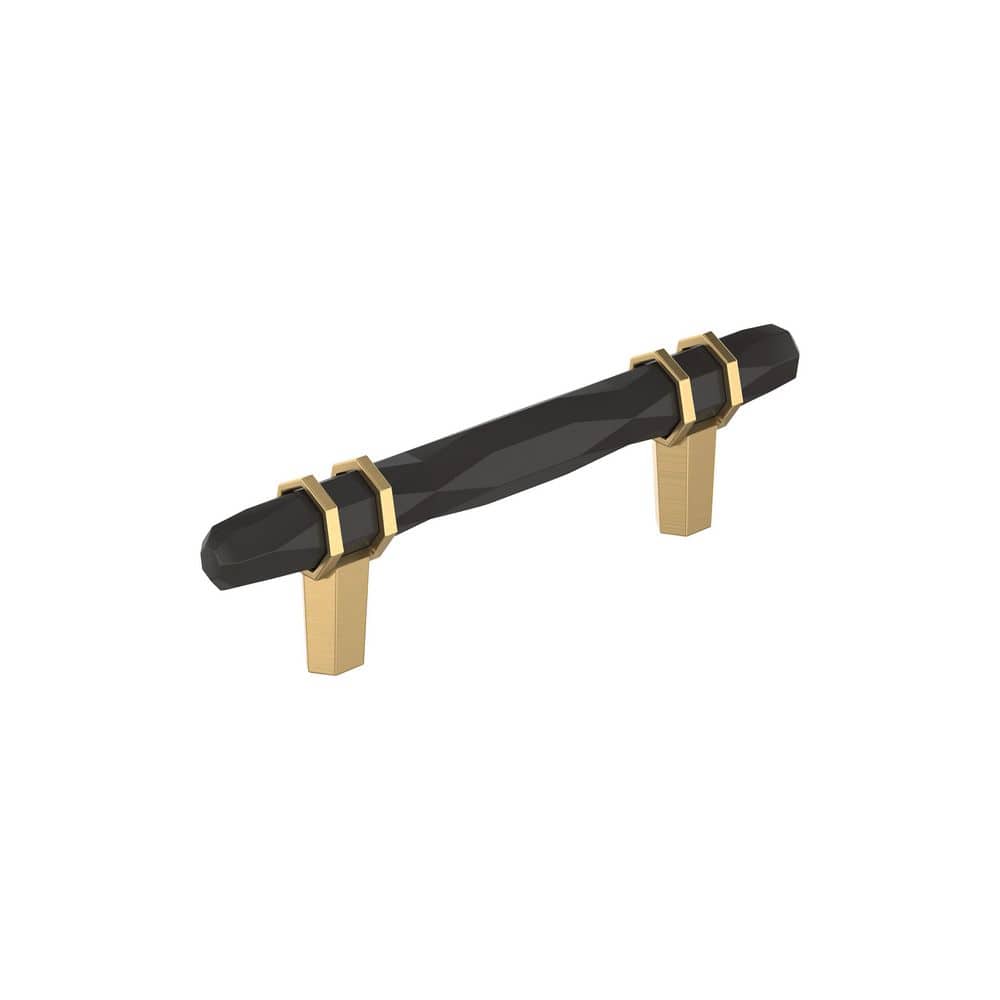 London 3-3/4 in. (96mm) Center-to-Center Modern Black Bronze/Champagne Bronze Bar Cabinet Pull price history on PriceWatchPro