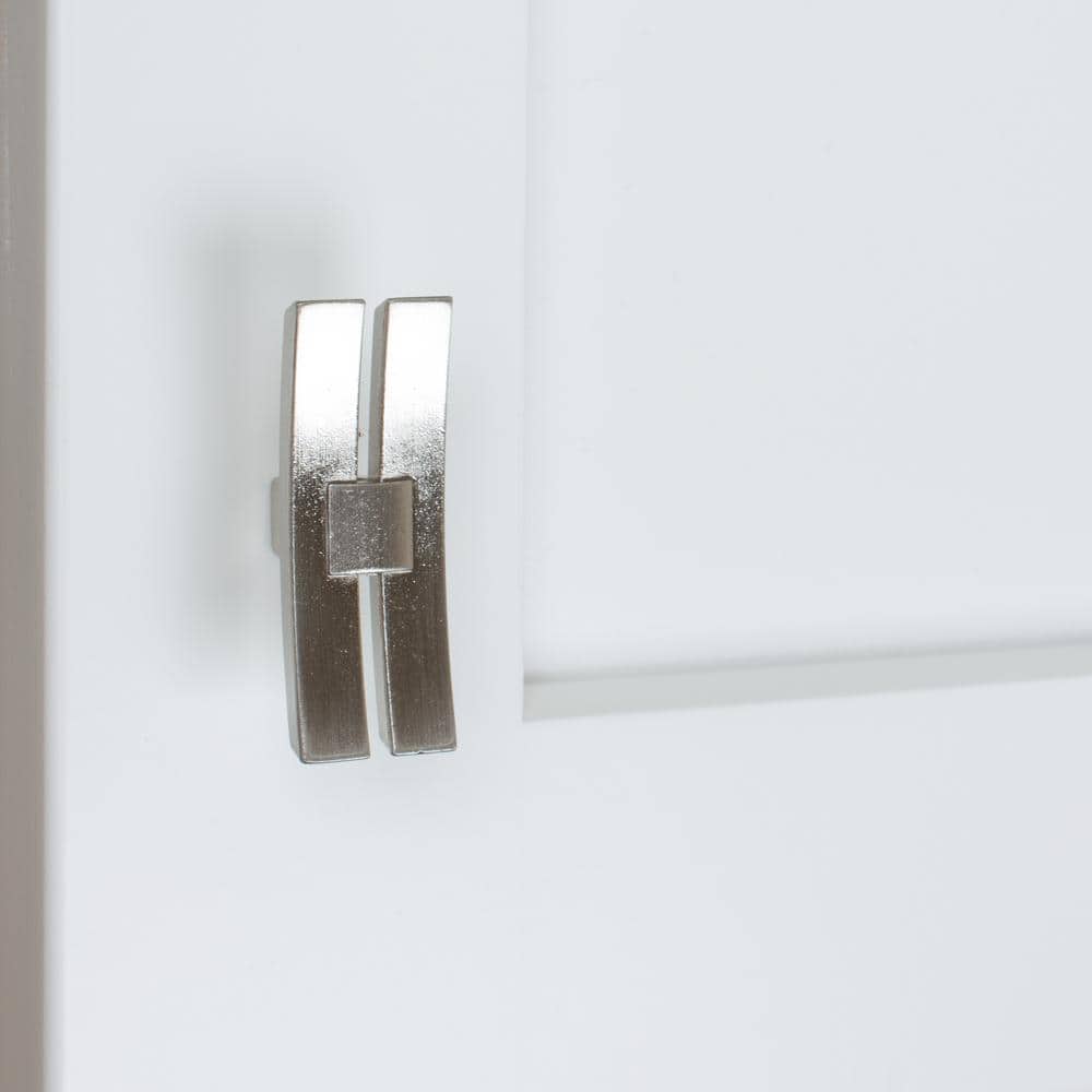 6-inch Brushed Nickel Industrial T-Handle Cabinet Knob Set