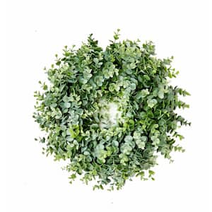 16 in. Artificial Eucalyptus Wreath