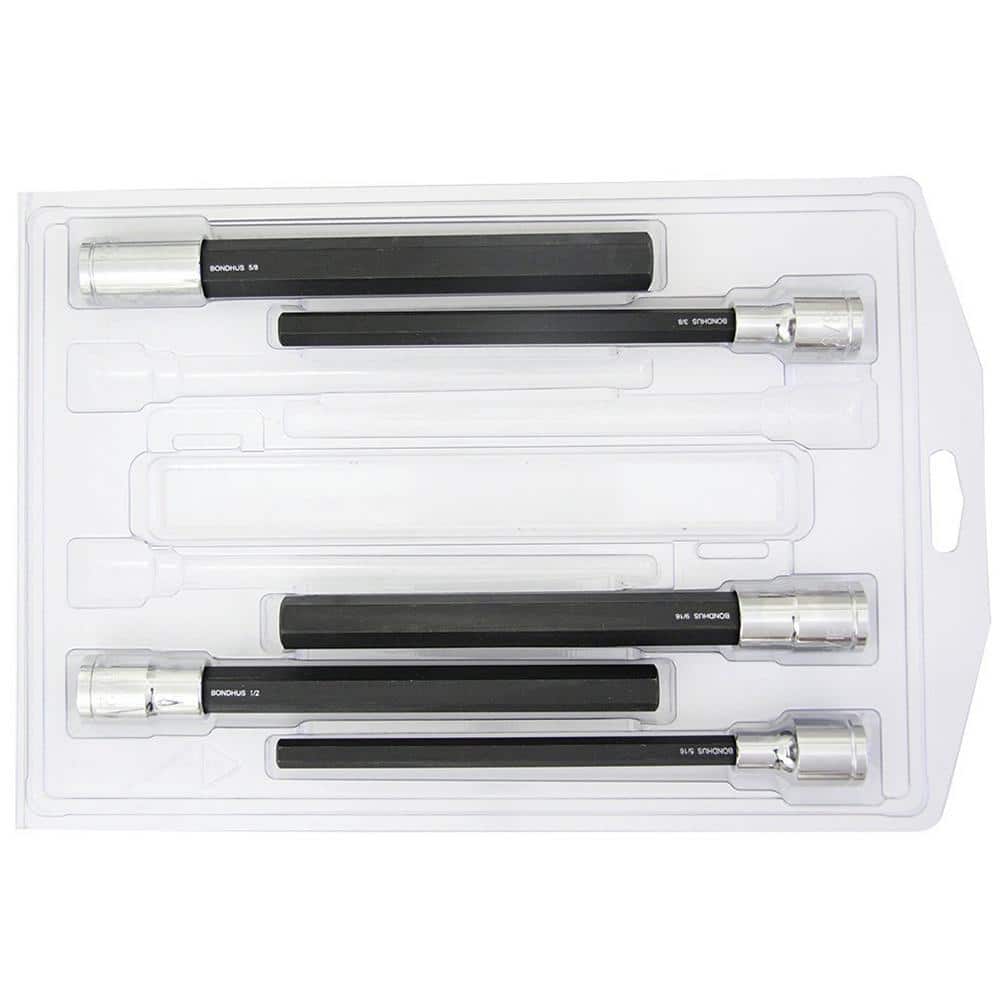 Standard Hex End Sockets and Bits Set with ProGuard (5-Piece)