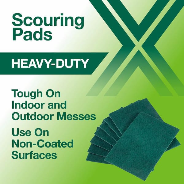 9 in. Heavy Duty Scouring Pad 8 pk (8-pack)
